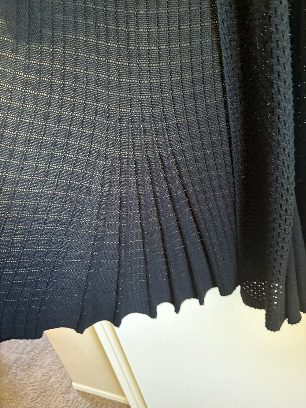 Olivia Sky Black Open-Front Long Cardigan - Picture 5 of 7